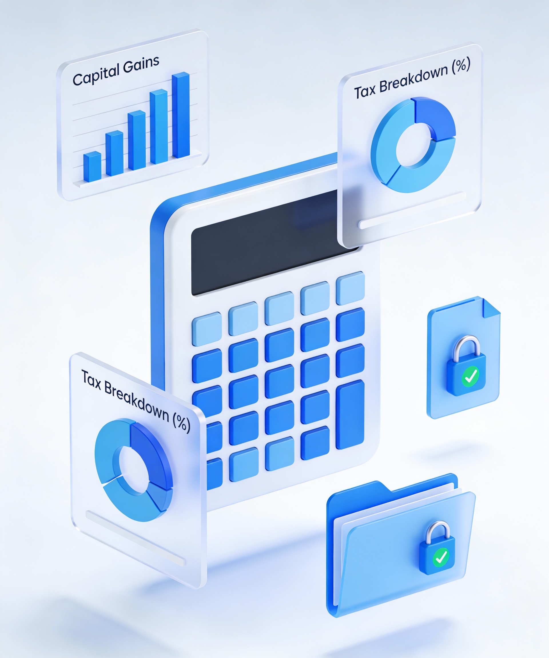 Illustration showing RSU tax report generation with Schedule FA, capital gains, and forex calculations